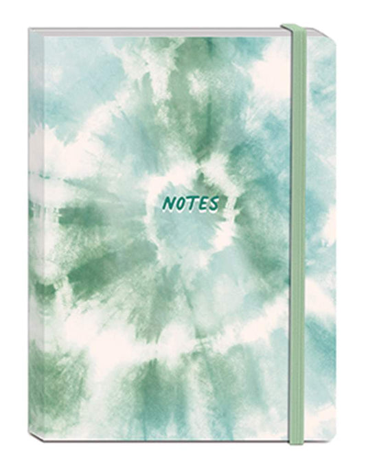 "TIE DYE" VERT - JOURNAL COUVERTURE SOUPLE