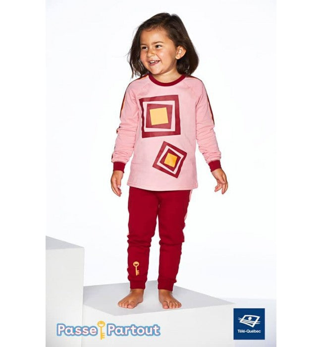 PASSE-PARTOUT - PYJAMAS 2 PIECES PASSE-CARREAU 1-2ANS