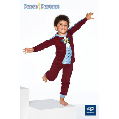 PASSE-PARTOUT - PYJAMAS 2 PIECES PASSE-MONTAGNE 7-8 ANS