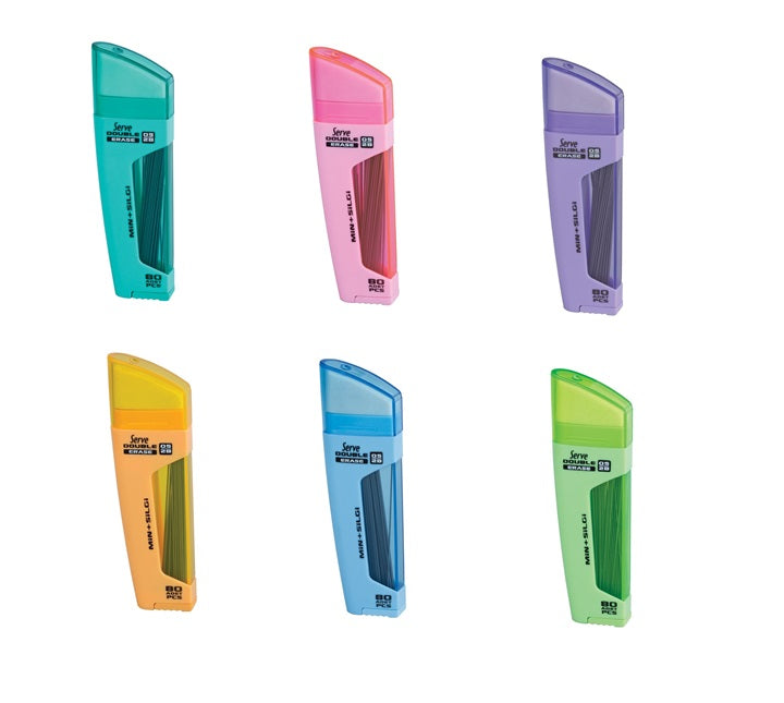 SCOLAIRE PAPETERIE - TUBE DE MINES 2B & EFFACE "SERVE" 0.5mm