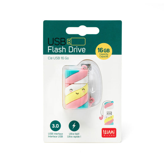 LEGAMI - CLE USB "FLASH DRIVE"16GB GUIMAUVE