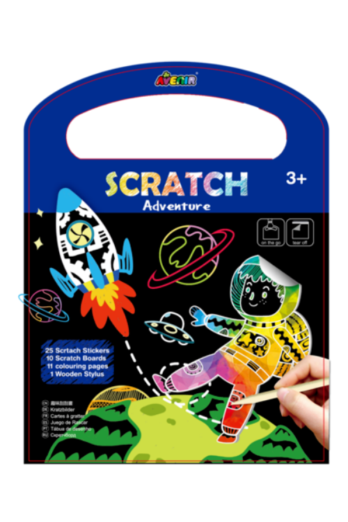 AVENIR - SCRATCH BOOK 3EN1 2 CHOIX ASST