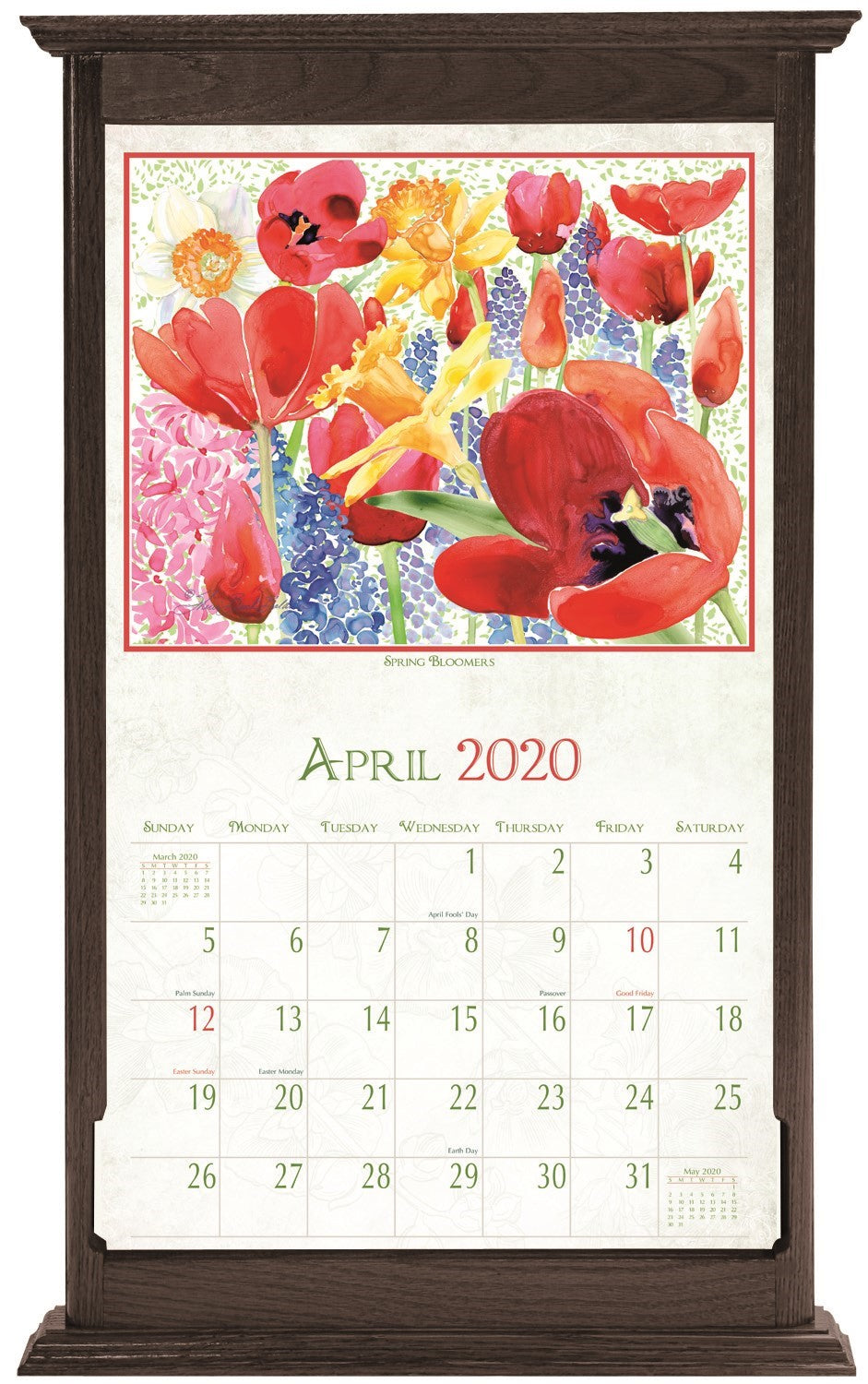 PINE RIDGE ART - SUPPORT CALENDRIER AVEC BASE- NOIR
